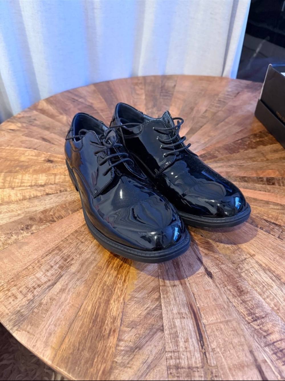Men's Black Dress Shoes - Classic Lace-Up